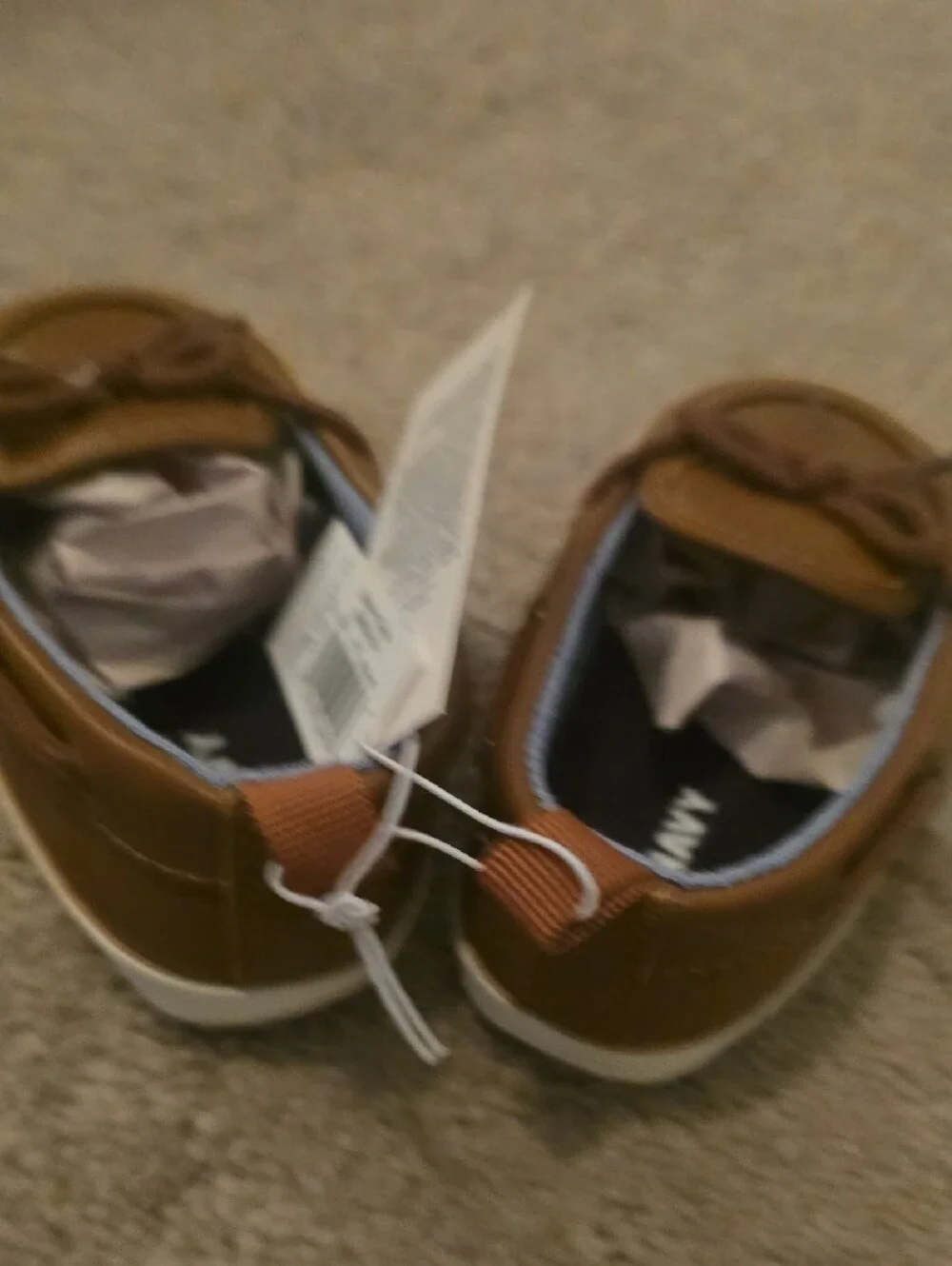 Old Navy Brown Baby Walker Shoes